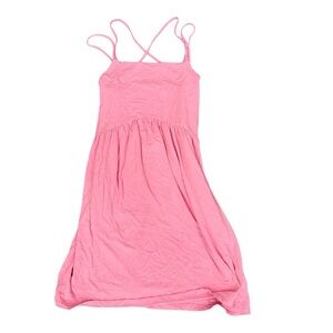 Old Navy Strappy Pink Jersey‎ Summer Flirty Pink Dress Small